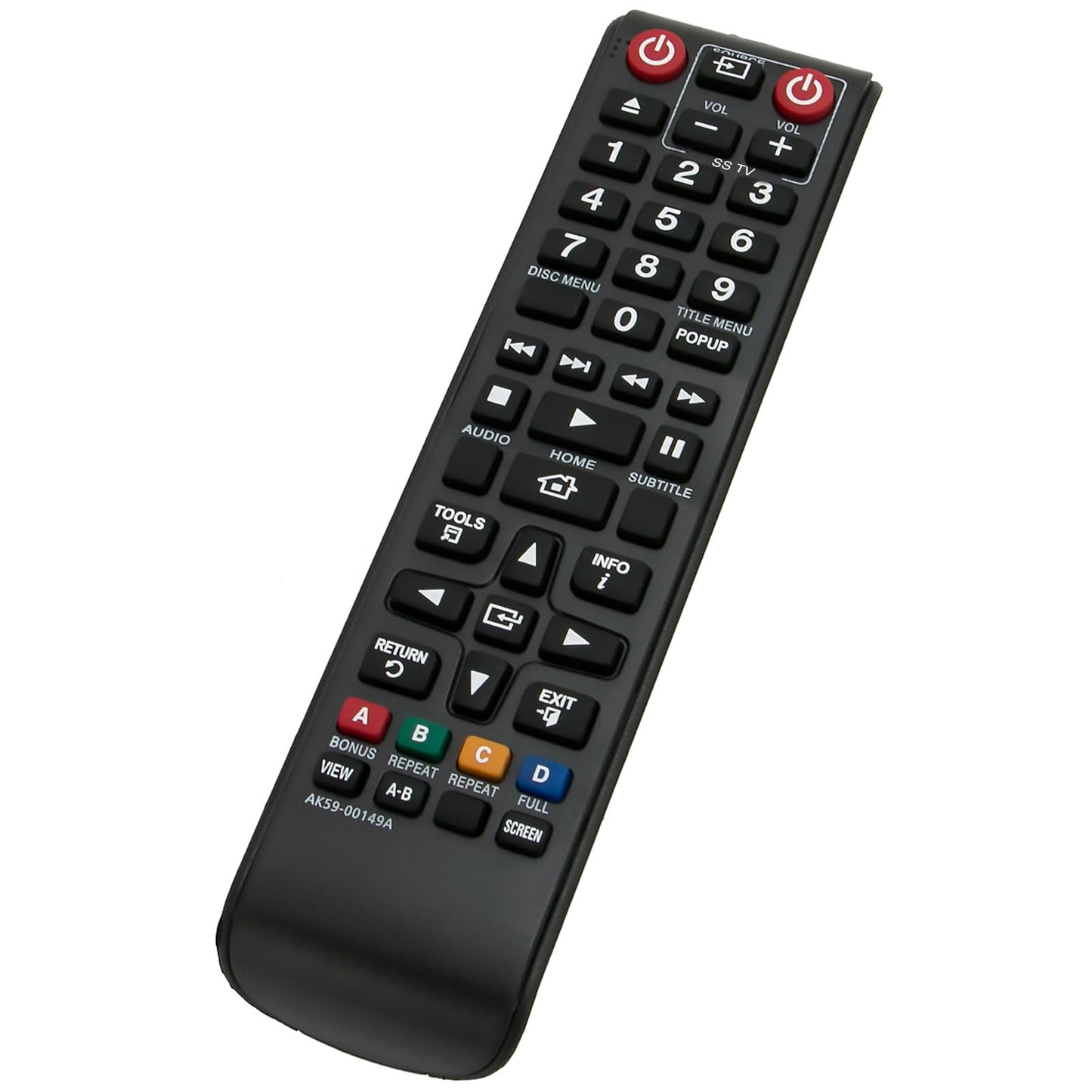AK59-00149A Replacement Remote Control fit for Samsung BLU RAY DISC Player BD-ES5000 BD-ES5300 BD-F5100 BD-FM57C BD-HM59 Blu-ray Player