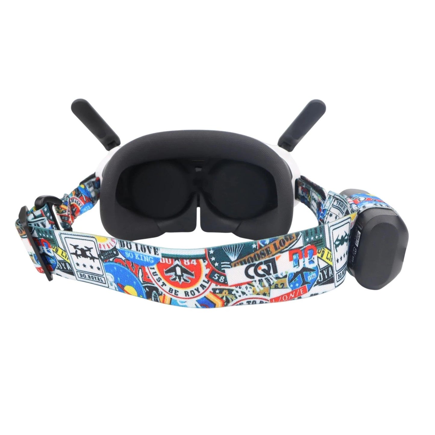 Wtohoby Elastic Headband for Insta360 ANTIGRAVITY A1 Vision, Adjustable Headband for DJI Avata/FPV Drone Goggles 2 / Goggles V2 Flight Glasses