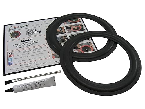 Dahlquist DQM-9 (Magnat) 10 Inch Foam Speaker Repair Kit FSK-10i (Pair)