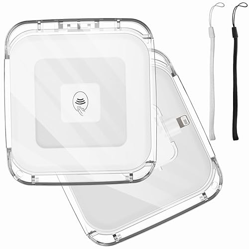 Anti-Lost Clear Cover Case Compatible with Square Reader 2nd Generation, 1st Generation, Case Compatible with Square Contactless Chip Card Reader