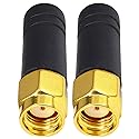 FPV Small WiFi Antenna 2.4GHz Bluetooth Mini WiFi Antenna Wireless Omni Thumb Antenna mmdvm Network Router RP SMA Male TX RX Mini RHCP Racing Drone