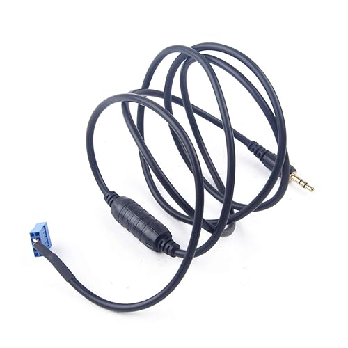 beler 3.5mm Male Interface Adapter AUX Input Mode Cable Fit for BMW 3 Series E46 1998-2006