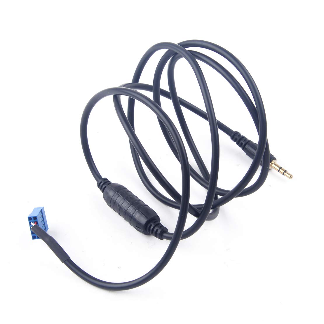 beler 3.5mm Male Interface Adapter AUX Input Mode Cable Fit for BMW 3 Series E46 1998-2006