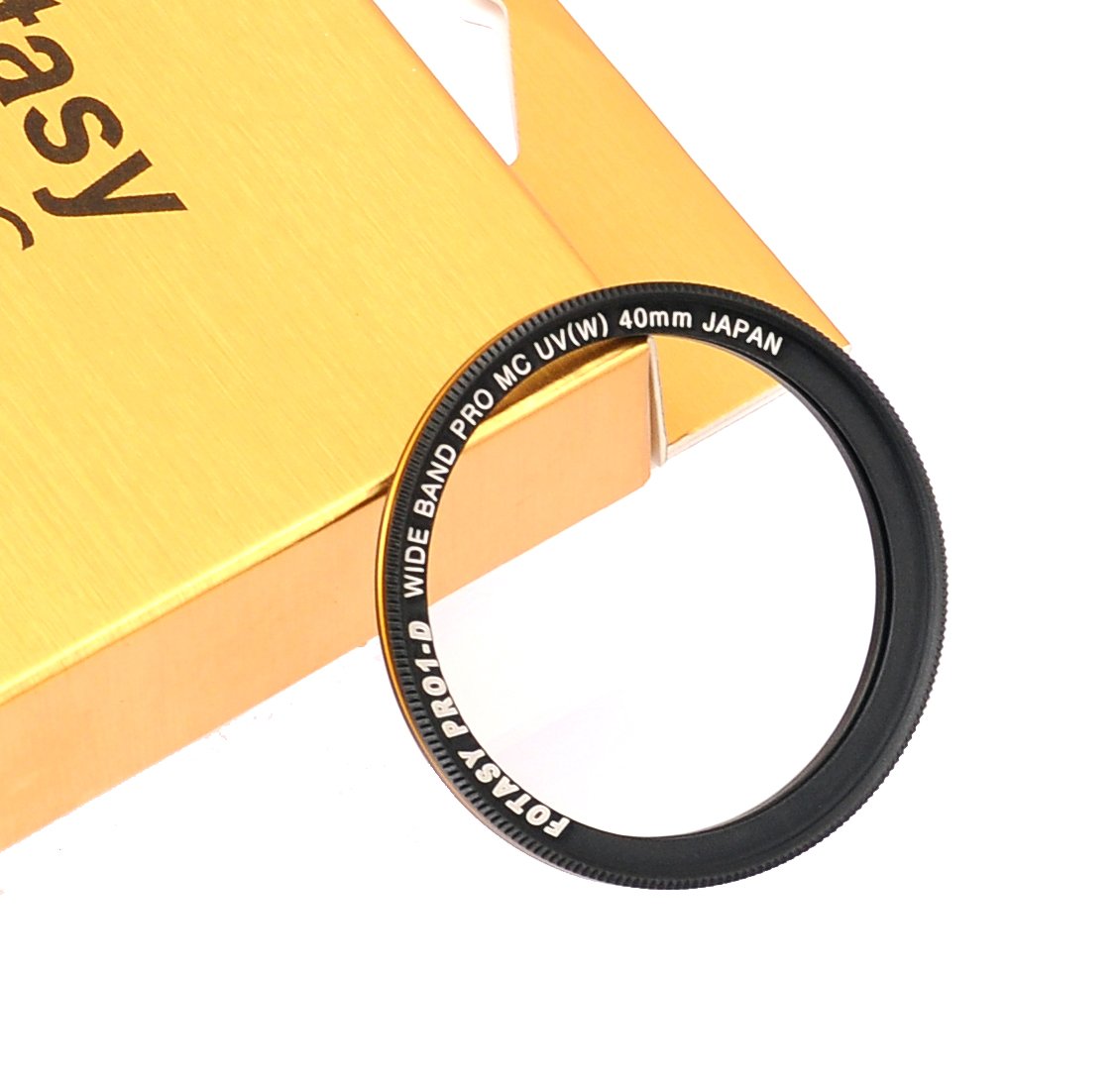 Fotasy 40mm Ultra Slim UV Protection Lens Filter, Nano Coatings MRC Multi Resistant Coating Oil Water Scratch, 16 Layers Multicoated 40mm UV Filter