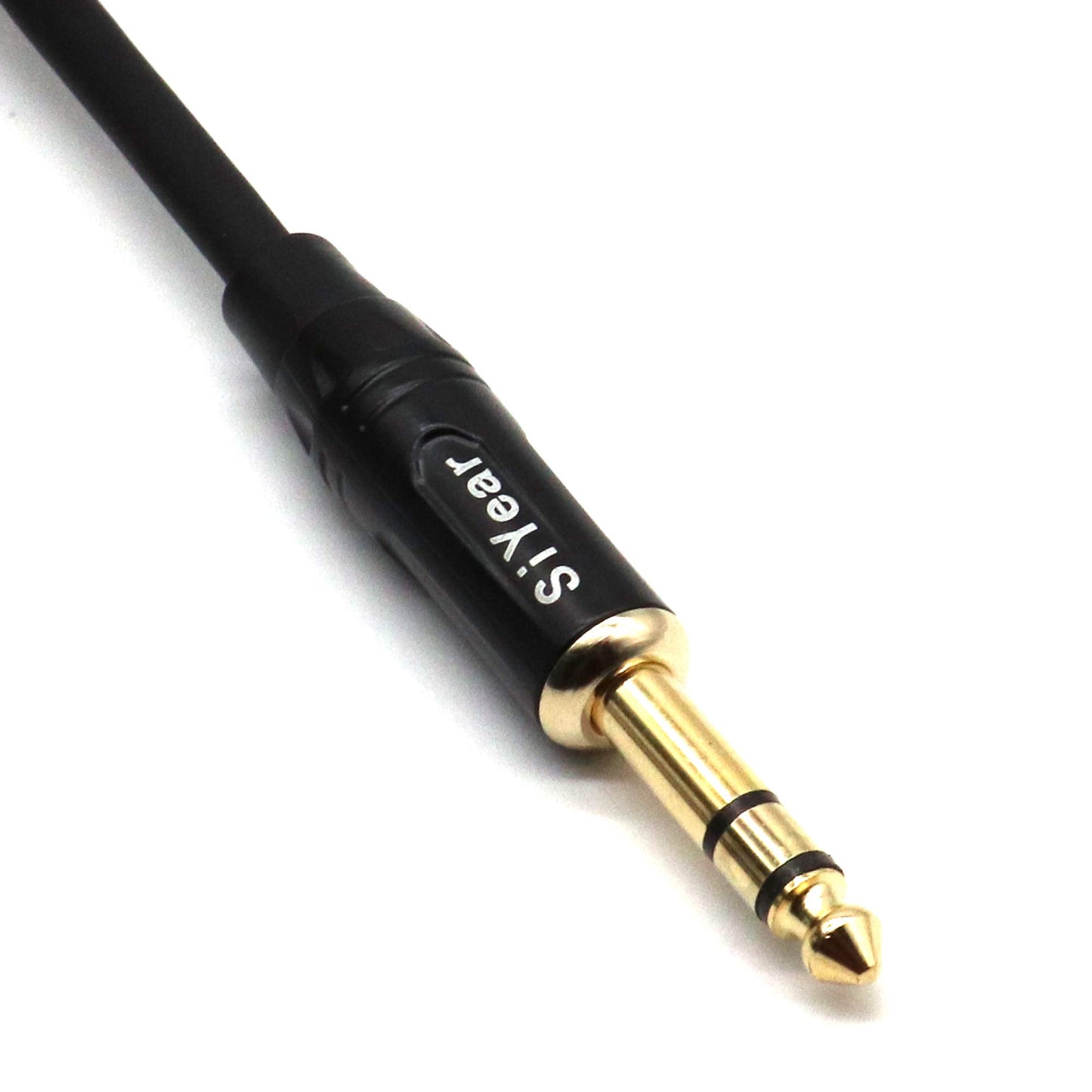 SiYear 1/4 inch Headphone Extension Cable，Gold-Plated 6.35mm Quarter inch TRS Male to 1/4" Female Stereo Jack Guitar Extension Cord（10Feet