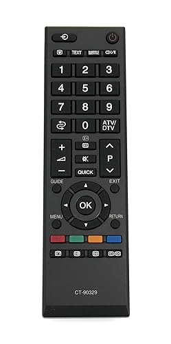 New CT-90329 Replaced Remote Control for Toshiba 42HL800AZ 42SL700A 50L2300A 40RV700A 42HL800A