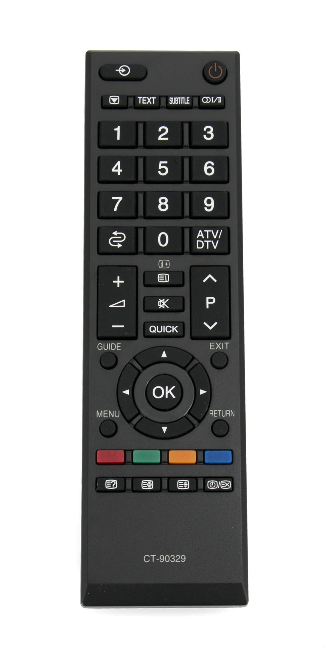 New CT-90329 Replaced Remote Control for Toshiba 42HL800AZ 42SL700A 50L2300A 40RV700A 42HL800A