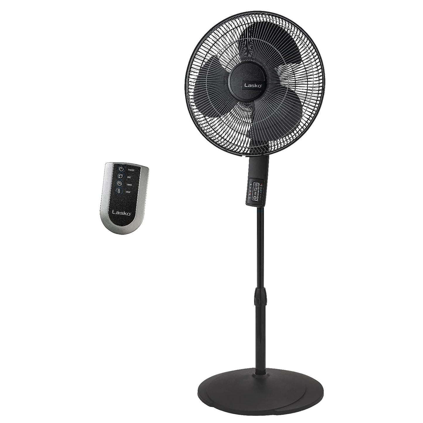 Lasko Oscillating Pedestal Fan - 16" - S16612 - Black