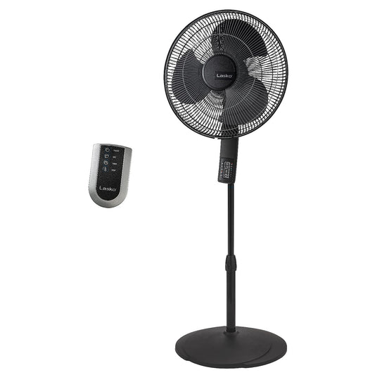 Lasko Oscillating Pedestal Fan - 16" - S16612 - Black