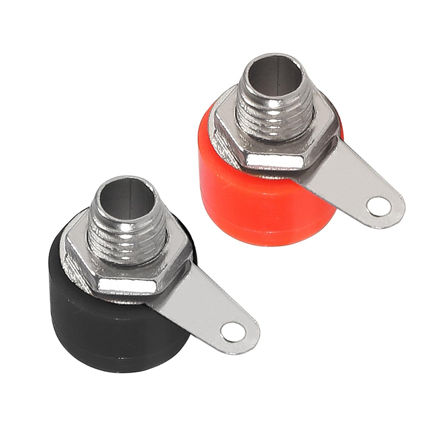 40PCS 4mm Banana Plug Socket Banana Female Socket Connectors for Banana Plug Amplifier(20 Red+20 Black)