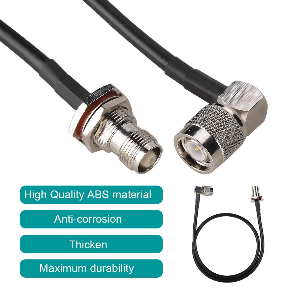 Bewinner 60cm Antenna Extension Cable,TNC Male to TNC Female Antenna Extension Cord,Compatible with TRI PRC-152, TRI PRC148
