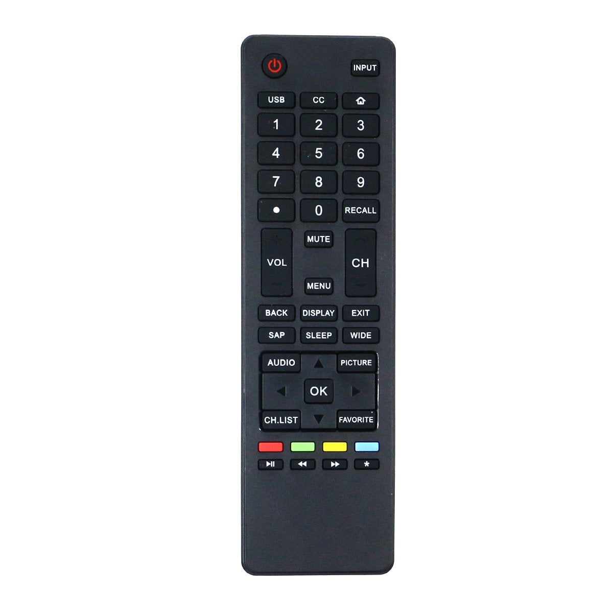 HTR-A18M Replaced Remote fit for Haier TV 32D3000 LE32M600M20 LE32F32200 LE24M600M80 LE24F33800 LE32M600M80 LE58F3281 LE39F32800 LE39M600M80 40D3500M