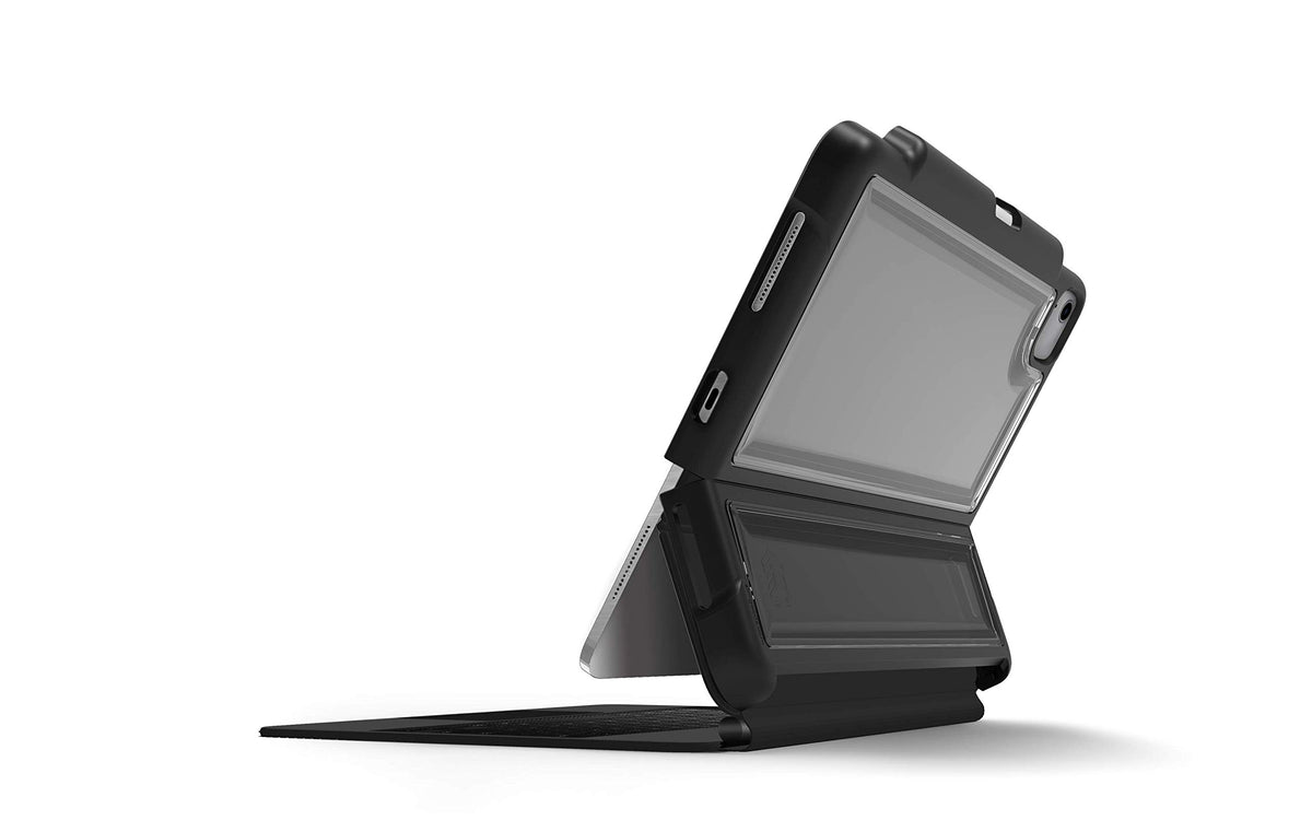 STM Dux Shell Magic Folio for iPad Air (5th/4th Gen) & iPad Pro 11" (4th/3rd/2nd/1st Gen) - Ultra-Protective Case with Apple Pencil Storage - Black