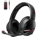 acer Wireless Gaming Headset, PS5 Headset with 2.4GHz for Ps5, Ps4, PC, Switch, Bluetooth 5.3 + 100Hrs Gaming Headphones with Noise Canceling Mic