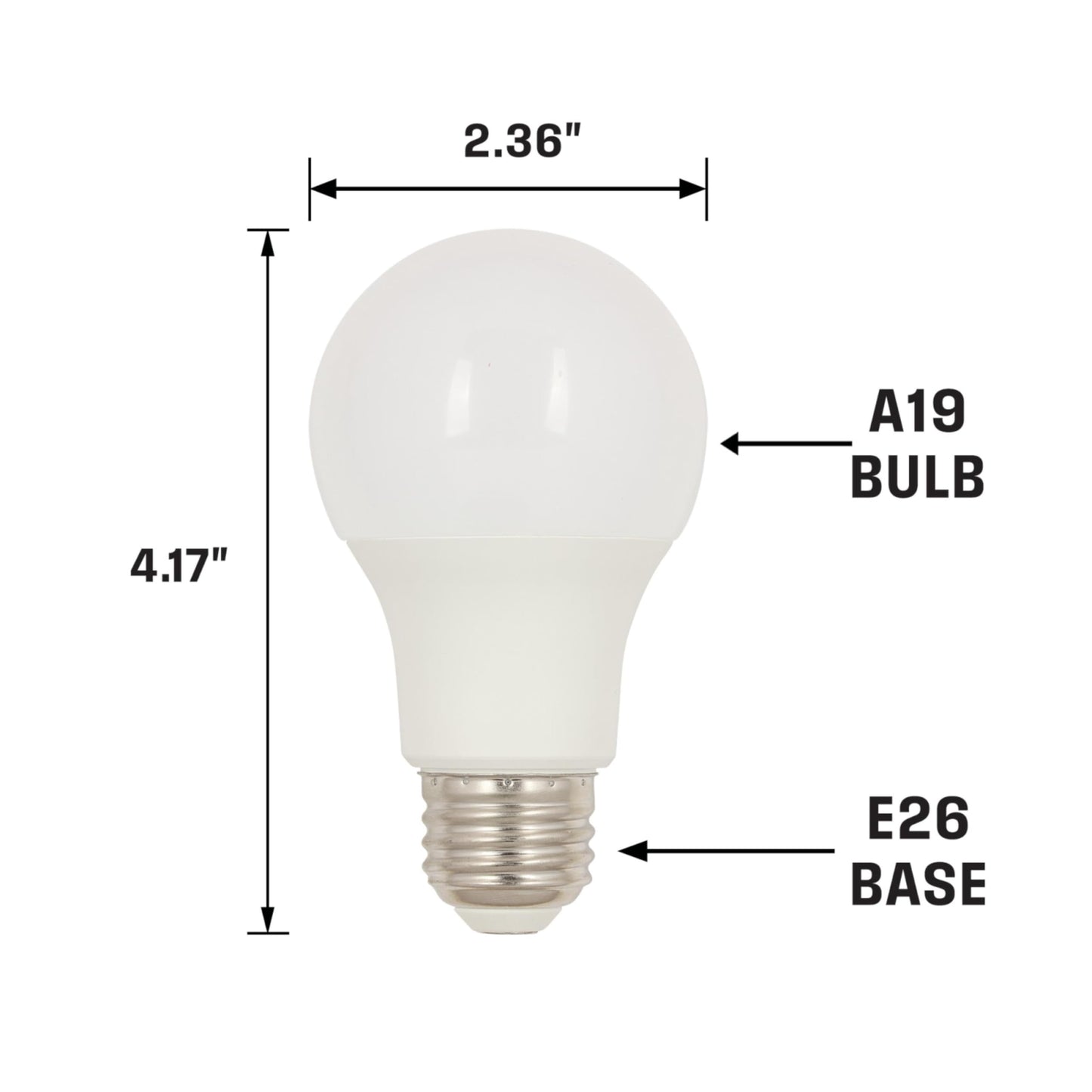 Westinghouse 5298020 10.5 Watt (75 Watt Equivalent) A19 Soft White LED Light Bulb, Medium Base, 6 Pack