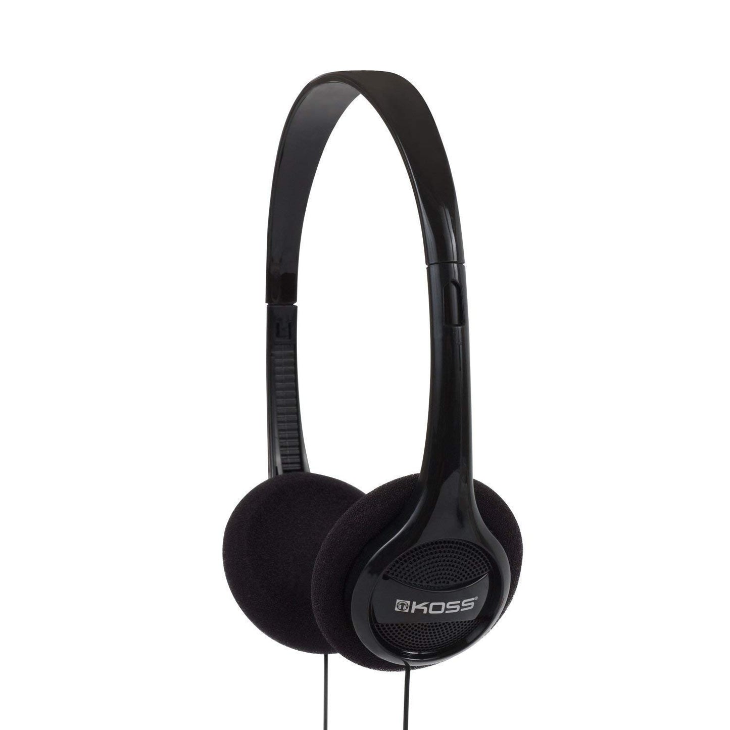 Koss KPH7 Lightweight Portable On-Ear Headphones Bundle (Black, 5-Pack)