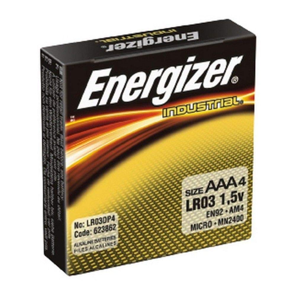 Industrial Alkaline Bid Battery, AAA, 1.5-Volt