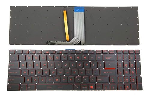 Replacement Backlit Keyboard for MSI GL62 GL63 GL72 GL72M GL72VR GL73 GV62 GV72