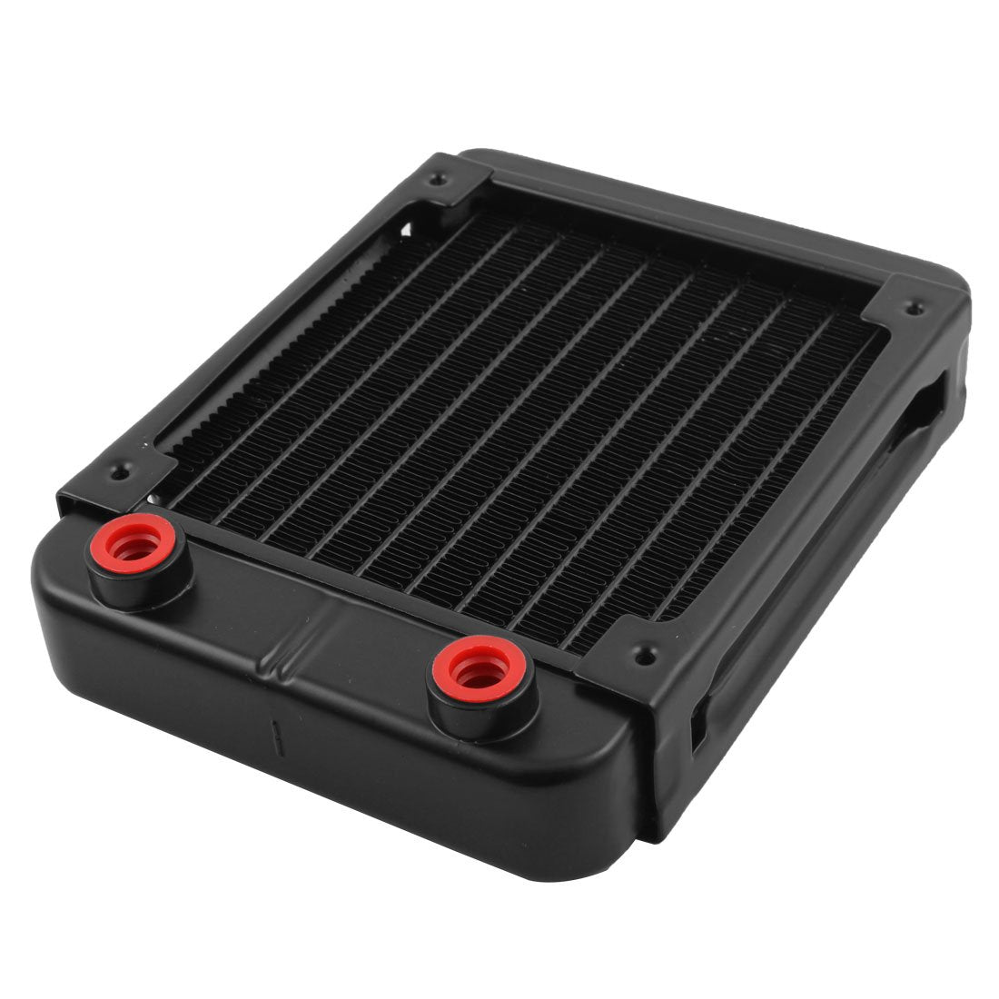 uxcell Aluminum Computer CPU 10 Pipes Water Cooling Heat Exchanger Radiator 120mm Black