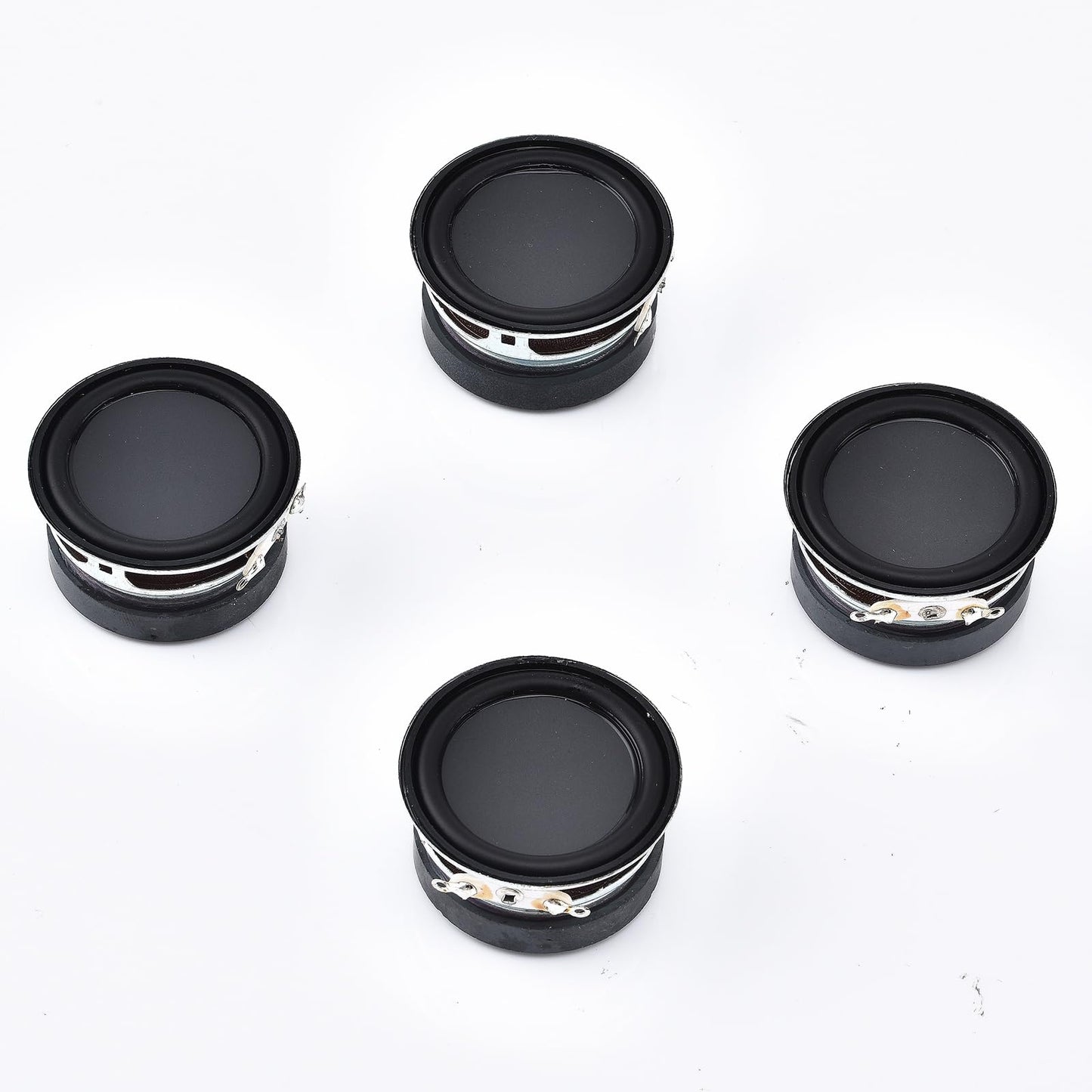 Cylewet 4Pcs Diameter 40mm 4Ohm 5W Full Range Audio Speaker Stereo Woofer Loudspeaker for Arduino (Pack of 4) CYT1123