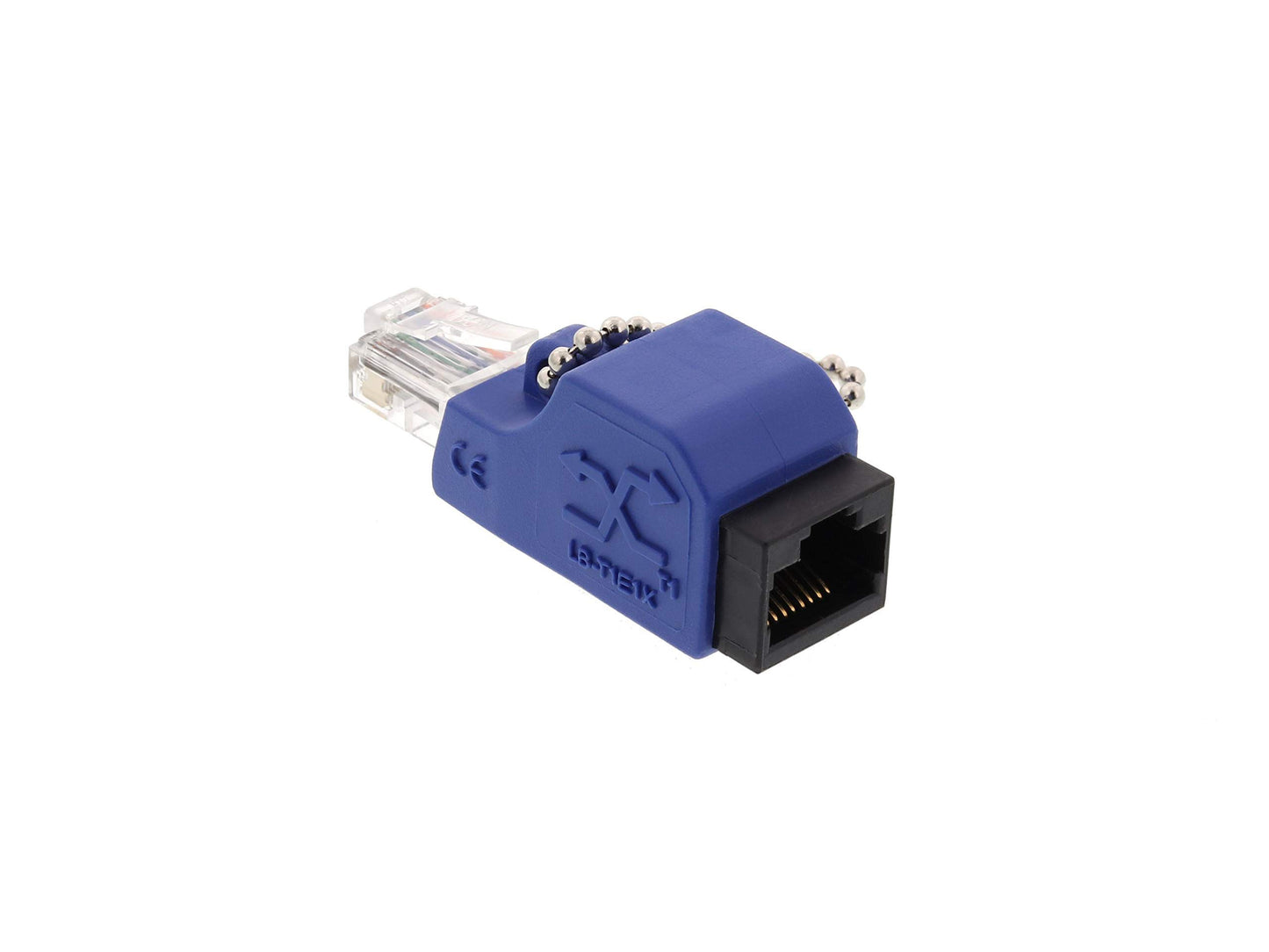 Networx T1 / E1 / PRI Crossover Adapter - RJ45 Male to Female - Converts Ethernet Patch Cable to Telecom Crossover - for Router Labs and Legacy Muxes