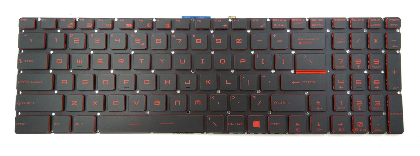 Replacement Backlit Keyboard for MSI GL62 GL63 GL72 GL72M GL72VR GL73 GV62 GV72