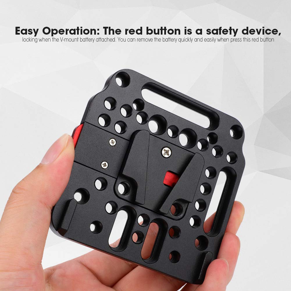 V Lock Assembly Kit, V Mount Battery Plate Adapter V Lock Plate Assembly Kit Quick Release External Battery Plate Camera Accessory