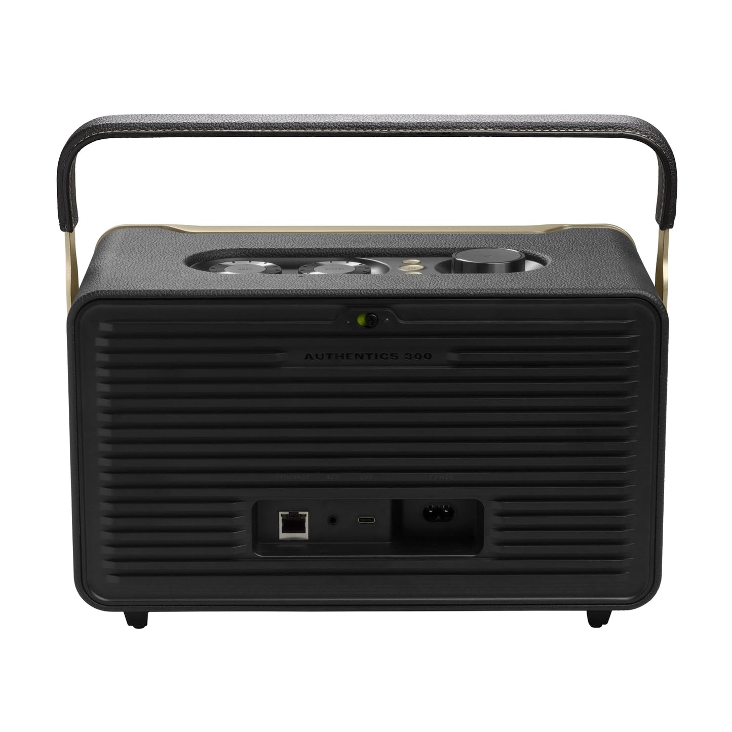 JBL Authentics 300 Portable Wireless Bluetooth Speaker (Black/Gold)
