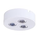Armacost Lighting TriVue Under Cabinet LED Puck Light Recessed Downlight, 2700K, Matte White, 213312