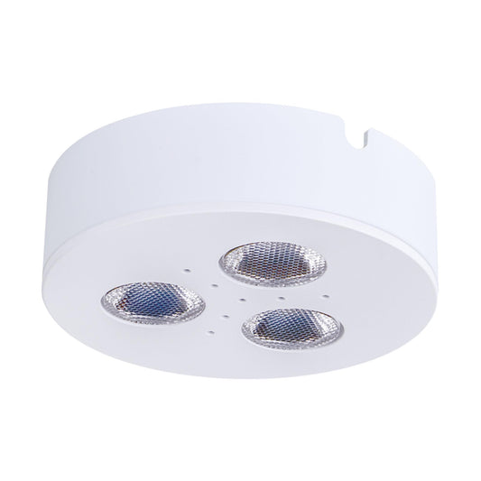 Armacost Lighting TriVue Under Cabinet LED Puck Light Recessed Downlight, 2700K, Matte White, 213312