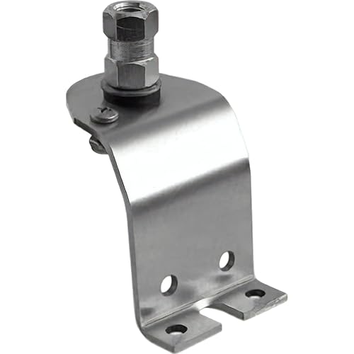 KALIBUR KGM1-L Stainless Steel Hood Channel Mobile Antenna Mount for GMC - Chevy