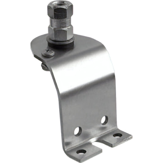 KALIBUR KGM1-L Stainless Steel Hood Channel Mobile Antenna Mount for GMC - Chevy