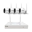 REVO America Wireless 4CH. Security System - 1TB Full-HD Wi-Fi NVR, 4 x 1080P Audio Capable Indoor/Outdoor Bullet Cameras with Built-in Pir - Remote