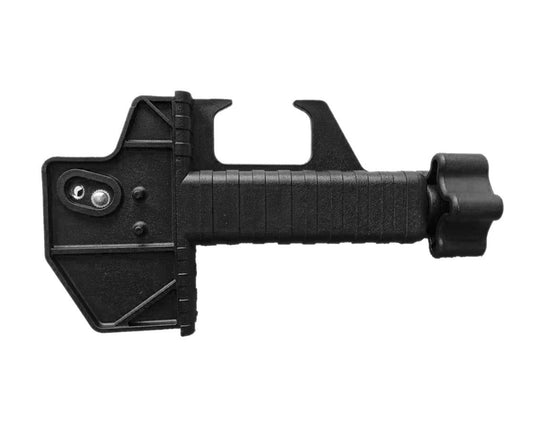 AdirPro Laser Detector Mounting Clamp for LD-8 & LDG-8 | Built-In Bubble Level | Adjustable Clamp Compatible with Prism Poles, Grade Rods & Tripods