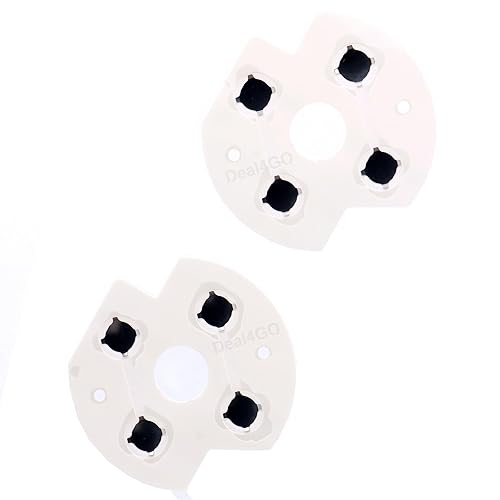 Deal4GO 2-Pack Conductive Contact Sticker D-Pad Direction ABXY Button Pad Patch w/adhesive replacement for Xbox one Elite Series X|S controller