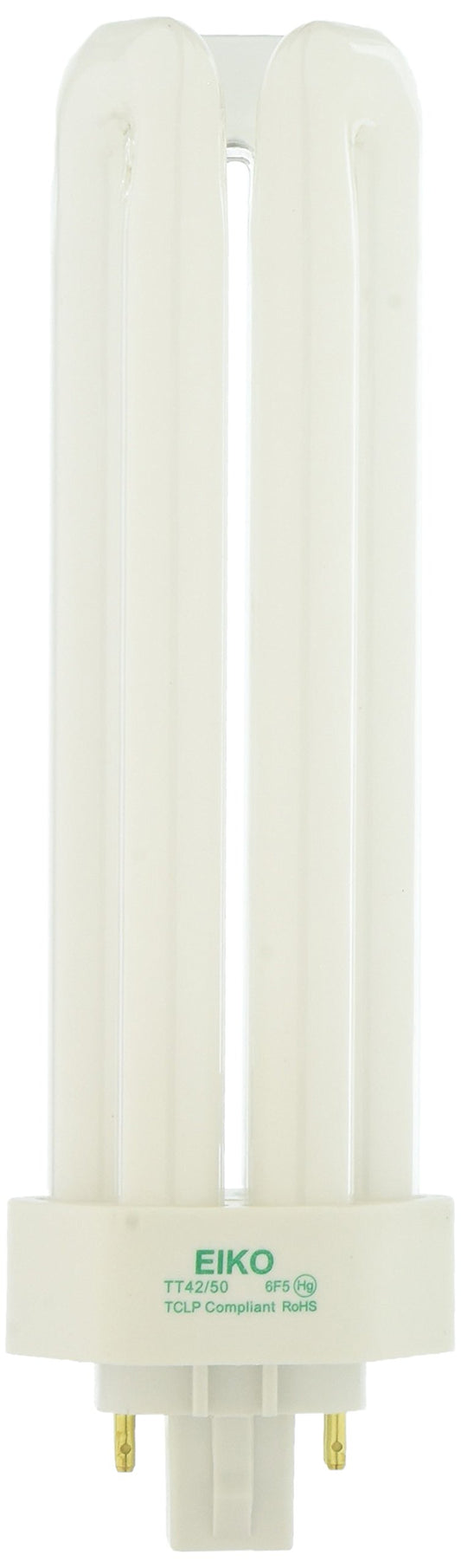 Eiko TT42/50 42W Triple-Tube 5000K GX24q-4 Base Fluorescent Halogen Bulbs