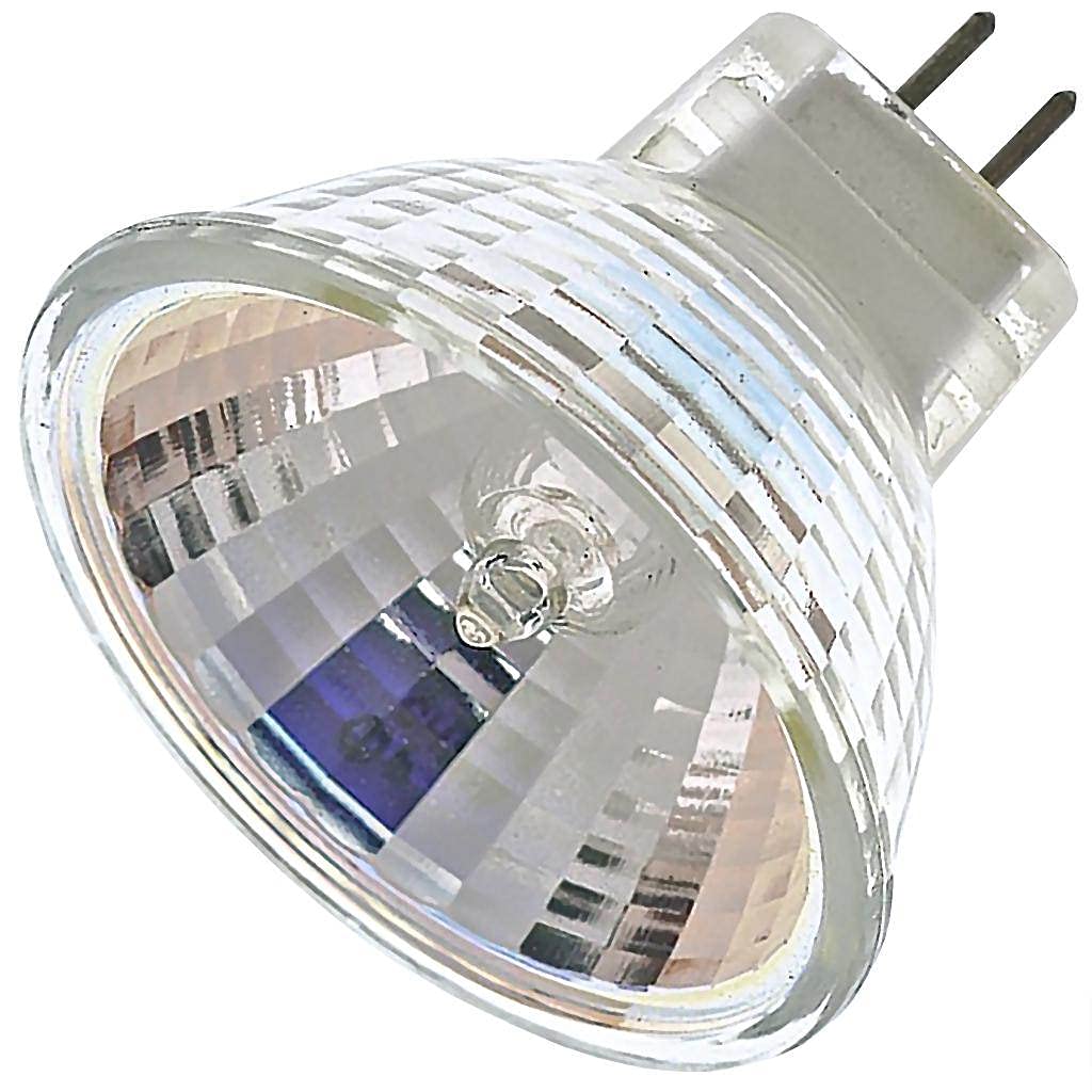 Satco S4628 5 Watt MR11 Halogen GZ4 Base 6 Volt Clear NFL 30 Beam Pattern Light Bulb, With Lens