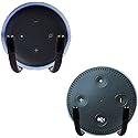AUXPhome Hole- Free Wall Mount Wall Holder Clip Wall Bracket Wall Stand Compatible for Echo Dot (1st Gen) Echo Dot (2nd Gen) Echo Dot (3rd Gen) -2PK