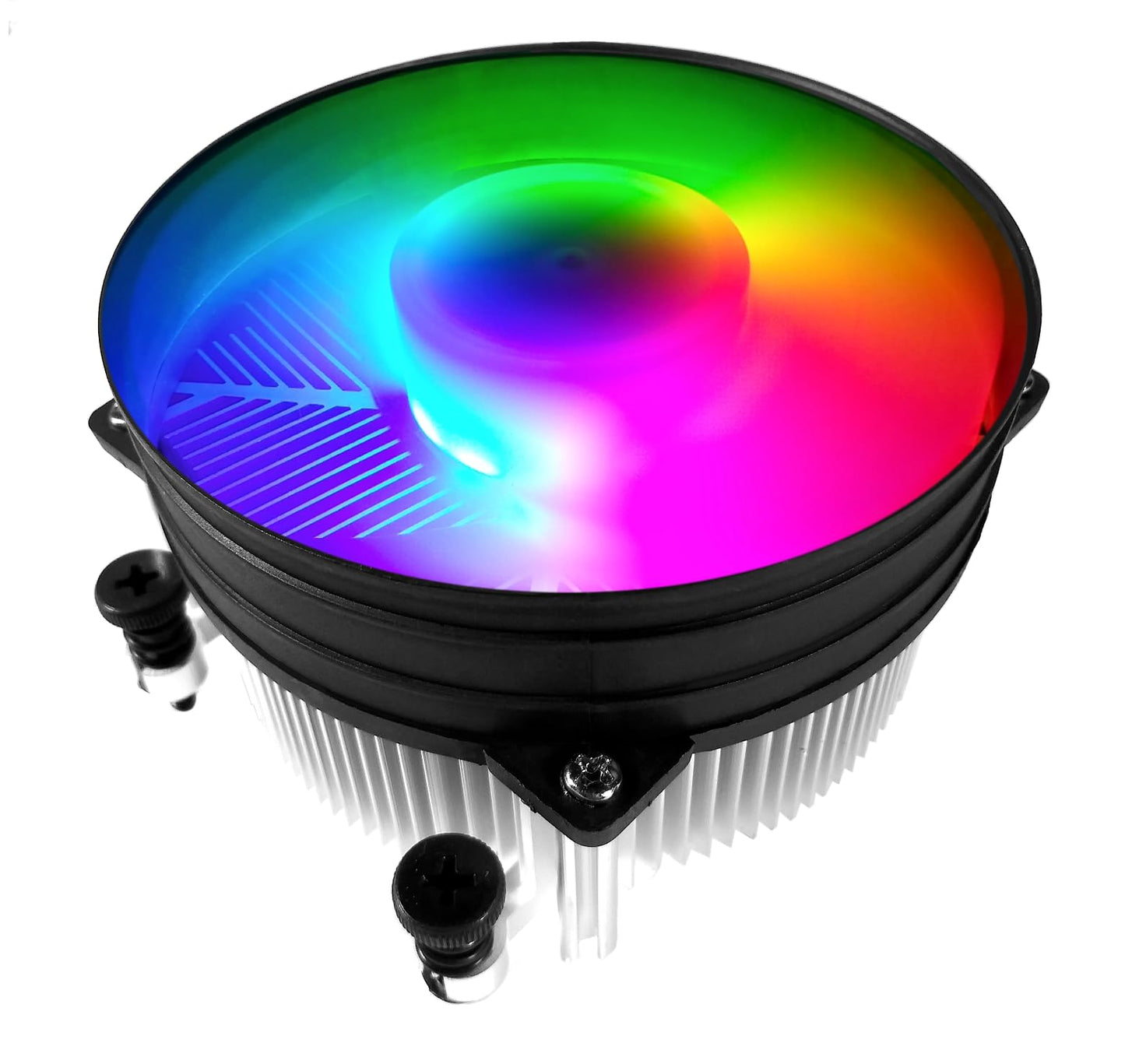TRONWIRE TW-25 95W RGB LED CPU Cooler Aluminum Heatsink 4-Pin PWM 92mm Fan Pre-Applied Thermal Paste for AMD Socket AM5 AM4 Desktop PC Computer