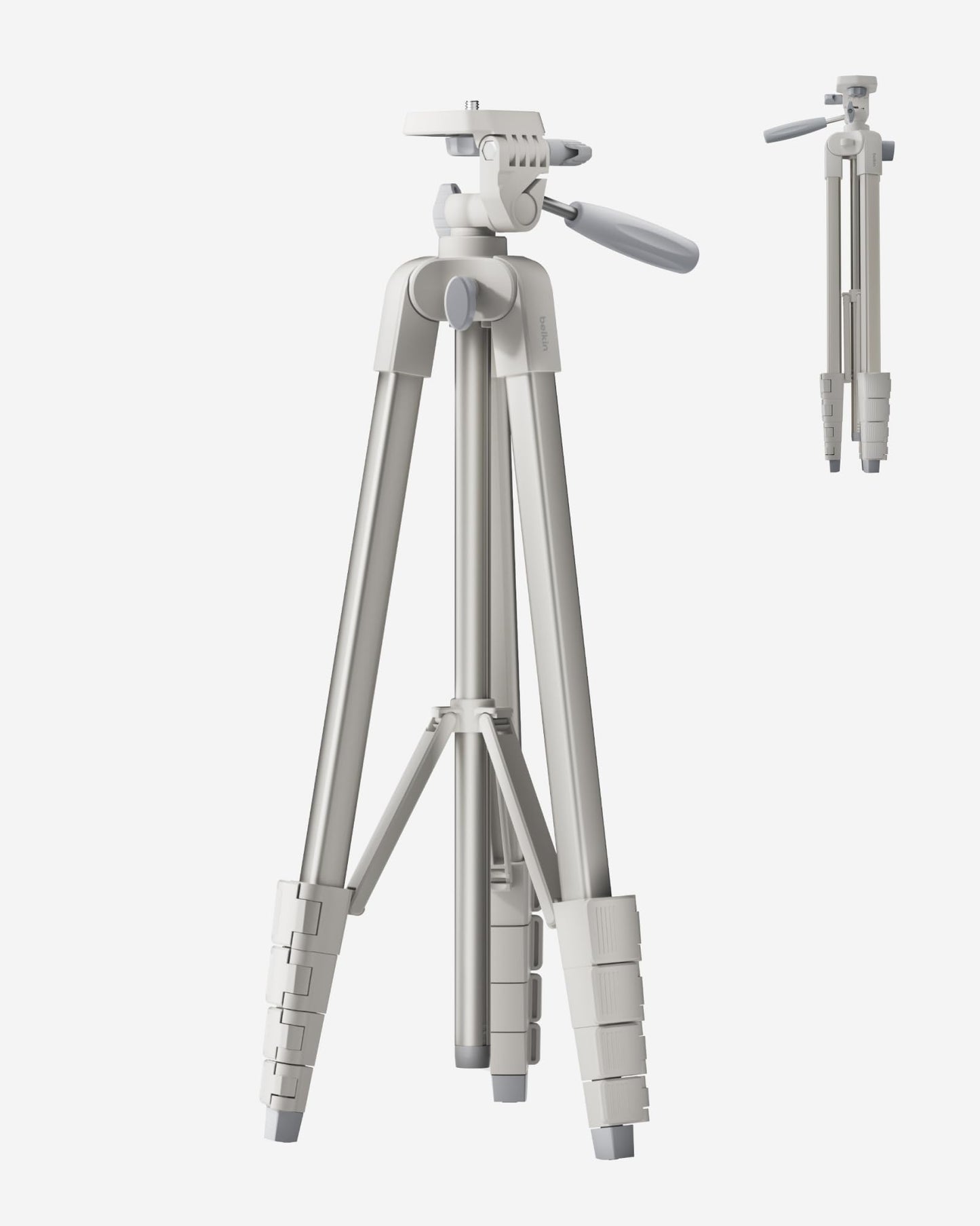 Belkin Stage Creator Tripod Stand, 5.5ft Adjustable Phone & Camera Tripod for Photo, Video, Vlogging, YouTube, Streaming - Lightweight w/ 1/4" Mount