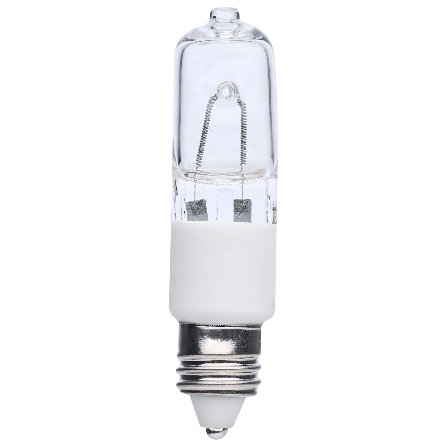 Satco S3108 120V 150-Watt T4.5 E11 Base Light Bulb, Clear