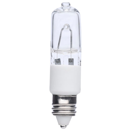 Satco S3108 120V 150-Watt T4.5 E11 Base Light Bulb, Clear