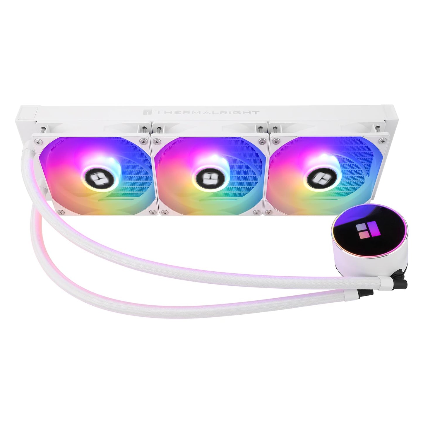 Thermalright Frozen Magic 360 White ARGB V2 CPU Aio Cooler, Double High-Performance PWM Fans with 1600RPM, for Intel LGA1150/1151//1200/2011