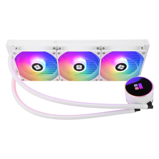 Thermalright Frozen Magic 360 White ARGB V2 CPU Aio Cooler, Double High-Performance PWM Fans with 1600RPM, for Intel LGA1150/1151//1200/2011