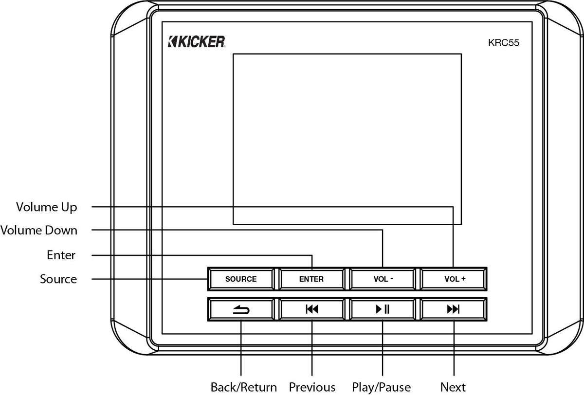 Kicker 47KRC55 KRC55 Digital Commander