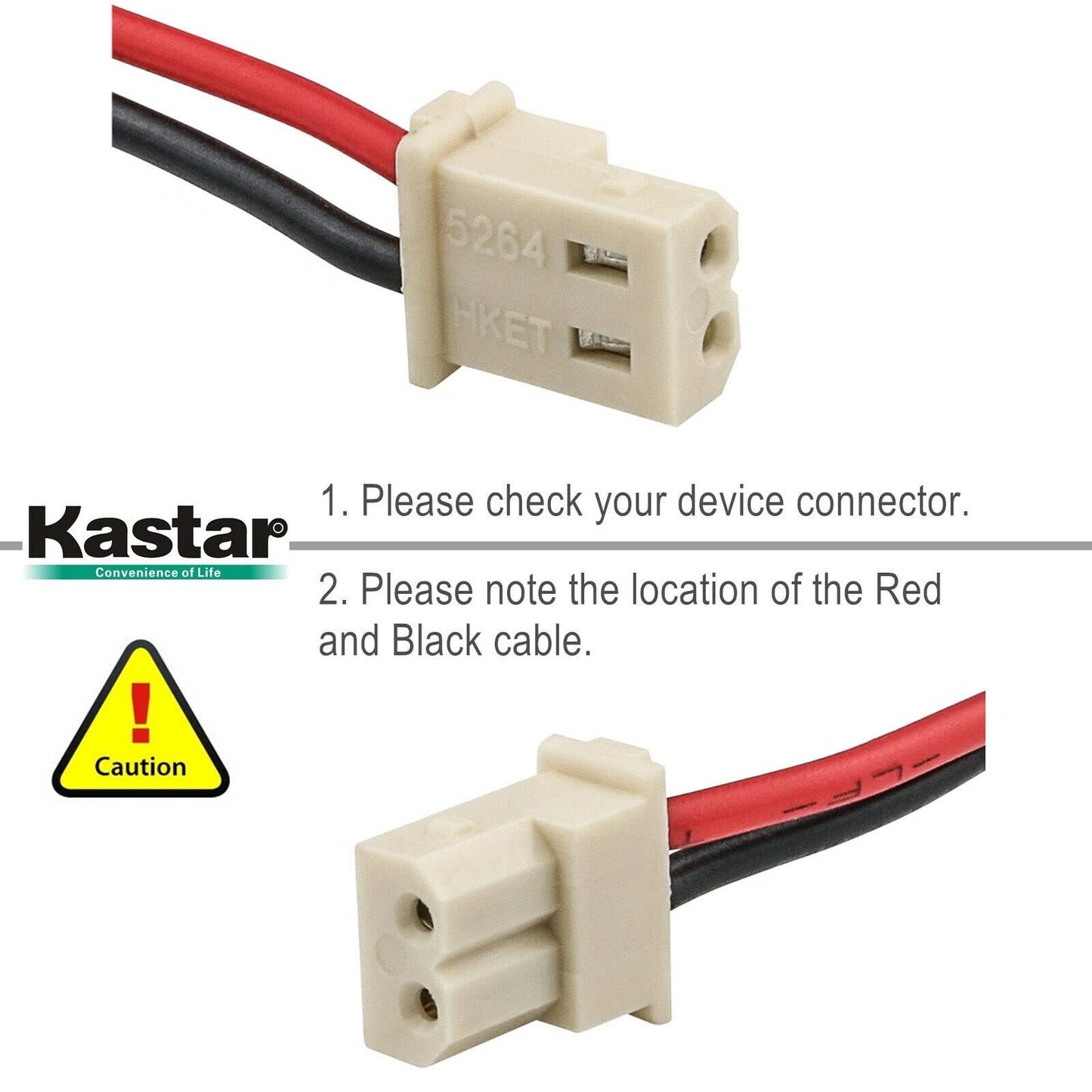 Kastar 2-Pack Battery Replacement for Vtech BT162342 BT-162342 BT1623421 BT-1623421 BT166342 BT-166342 BT262342 BT-262342 BT266342 BT-266342 BT183342