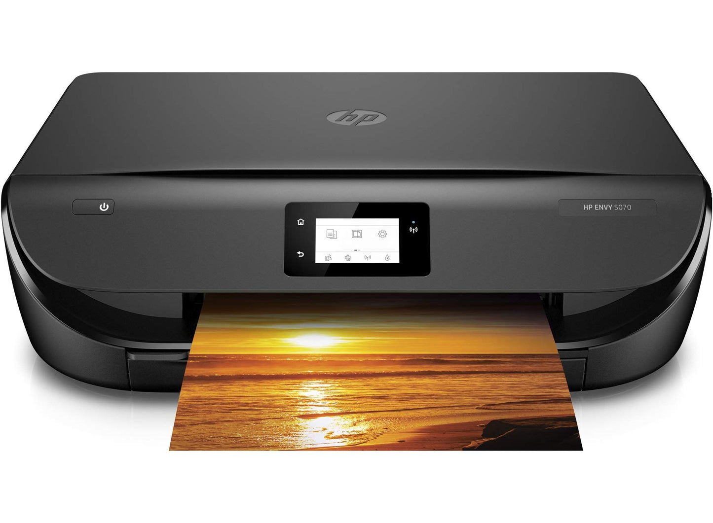 HP Envy 5070 Wireless All-in-One Instant Ink Ready Inkjet Printer, Mobile Print, Scan & Copy, Black, Z4A57A (Renewed)