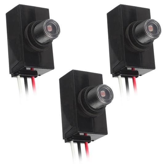 EPLZON Dusk to Dawn Sensor for Outdoor Lighting 120-277V Photoelectric Switch Photocell Light Sensor Hardwired Post Eye Light Suitable