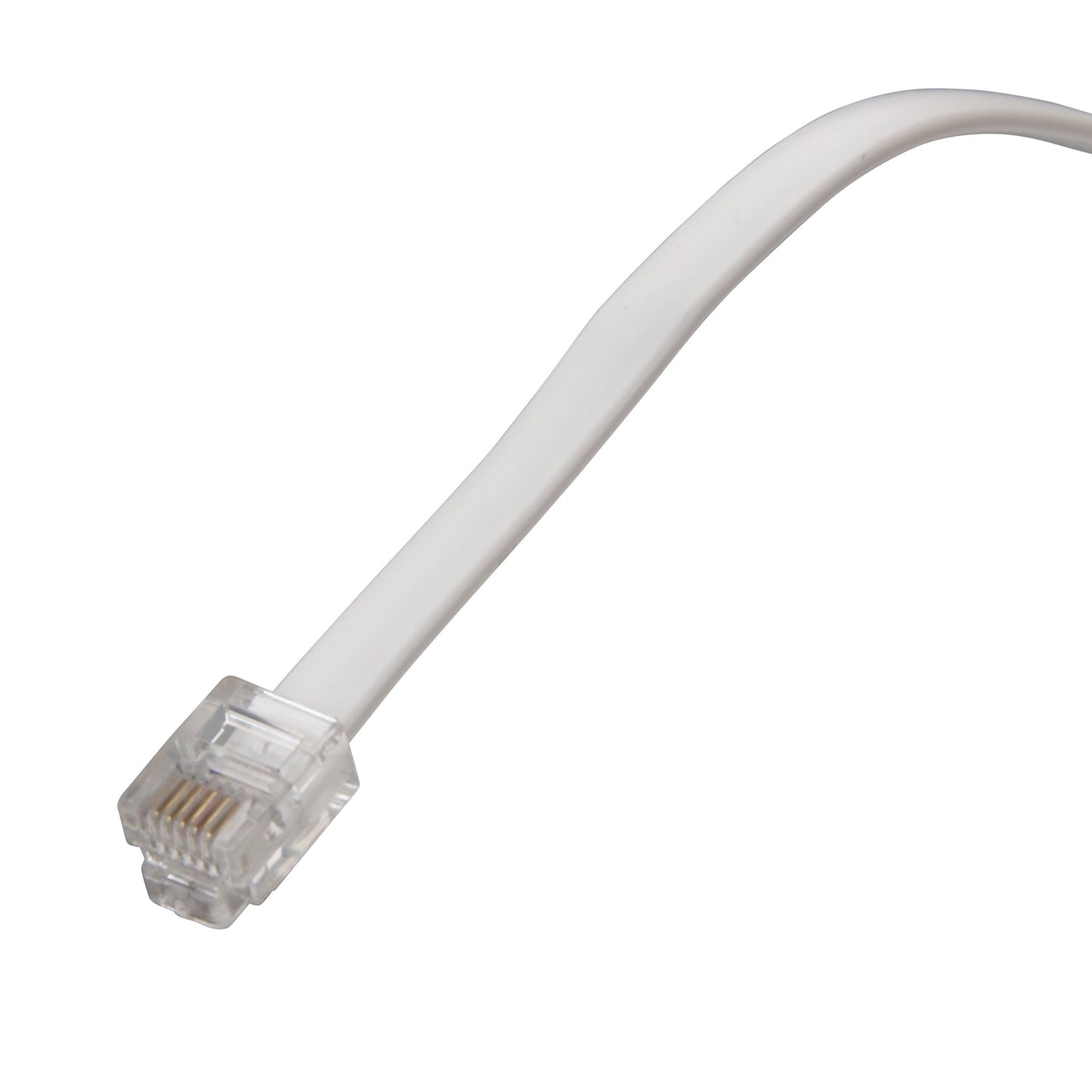 AmerTac - Zenith TL1025W TL1025W 25 FT 6 Wire Line Cord, White Landline Telephone Accessory