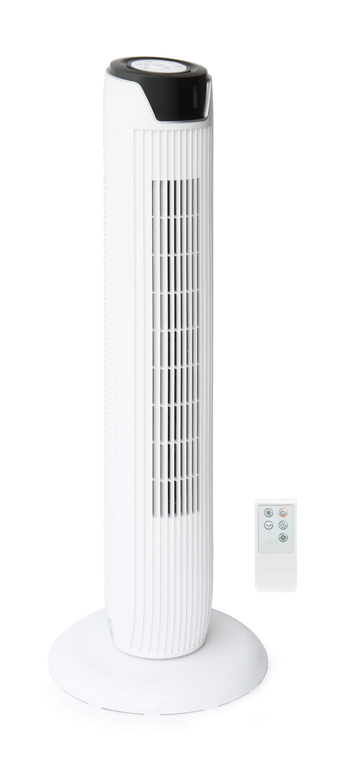 SPT SF-1536W: Tower Fan with Remote and Timer in White